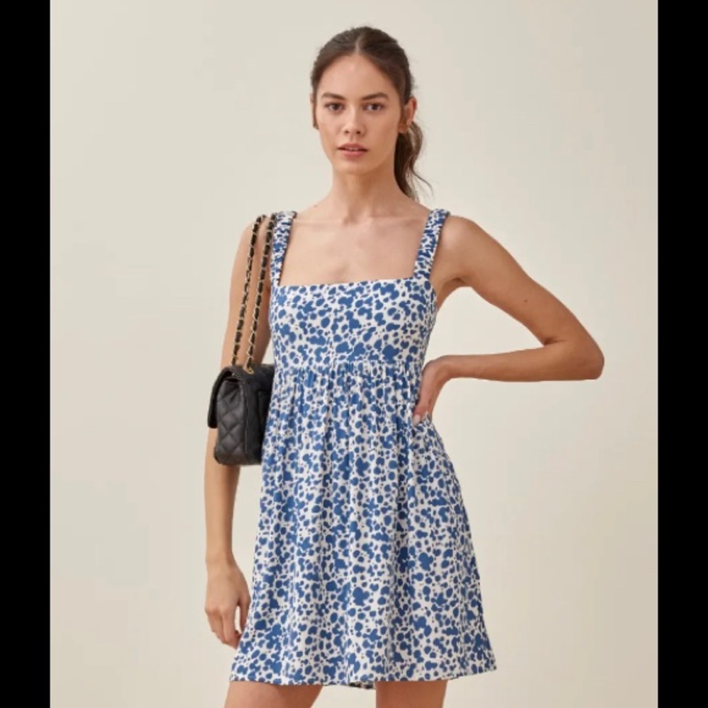 Reformation- Serene Dress in Rainey